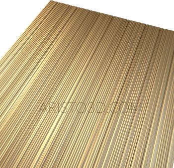 Geometrical panel (PGM_0054) 3D model for CNC machine